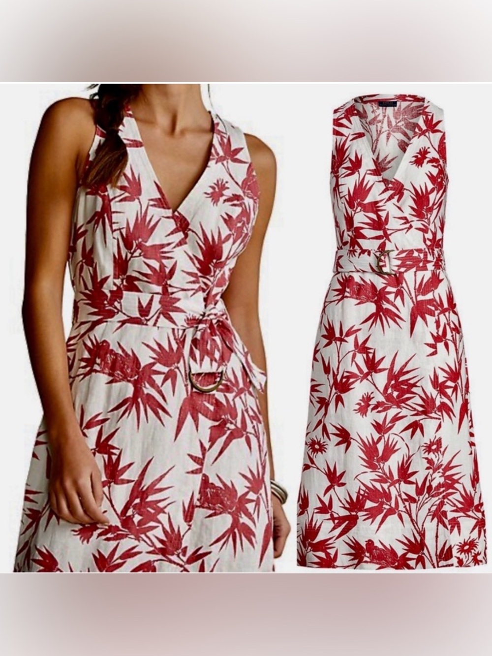 Polo Ralph Lauren
Floral Belted Wrap Dress magpie Floral size 2  NWT